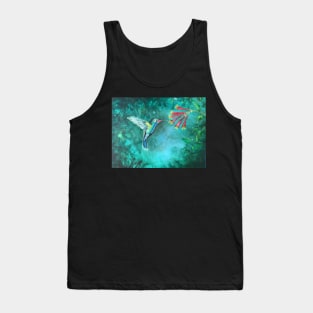 Hummingbird & Honeysuckle Tank Top